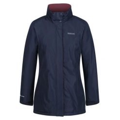Kurtka damska Blanchet II. Niebieskie kurtki sportowe damskie Regatta, na jesień, uniwersalny, bez wzorów, z materiału, bez ramiączek, z kapturem, trekkingowe. Za 149.99 zł.