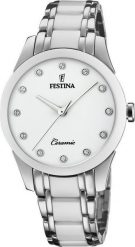 Zegarek Festina Zegarek damski Festina F20499-1 CYRKONIE srebrny. Szare zegarki damskie Festina, srebrne. Za 662.00 zł.