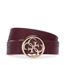 Pasek Guess. Czerwone paski damskie Guess, z aplikacjami. Za 234.99 zł.