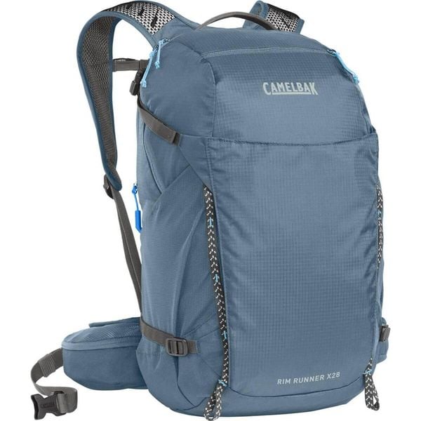 Plecak damski Camelbak Rim Runner X28 Terra. Niebieskie plecaki damskie CAMELBAK, bez wzorów, sportowe. W wyprzedaży za 342.80 zł.