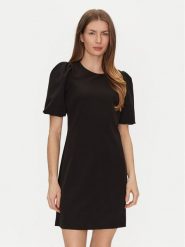 Haveone Sukienka koktajlowa AFS-M064 Czarny Regular Fit. Czarne sukienki damskie Haveone, l, bez wzorów, z syntetyku, wizytowe, bez kołnierzyka, bez ramiączek. Za 269.99 zł.