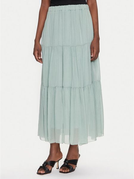 Dixie Spódnica maxi G207W007A Zielony Regular Fit. Zielone spódnice damskie Dixie, s, bez wzorów, z wiskozy, maxi. Za 289.99 zł.