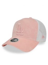New Era Czapka z daszkiem Wmns Velour Trucker La Dodgers 60435011 Różowy. Czerwone czapki damskie New Era, bez wzorów, z materiału. Za 169.99 zł.