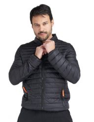 Podstawowa męska kurtka zapinana na zamek. Niebieskie kurtki męskie LEONE 1947 APPAREL, l, z aplikacjami, z materiału, sportowe, bez kaptura. Za 126.26 zł.