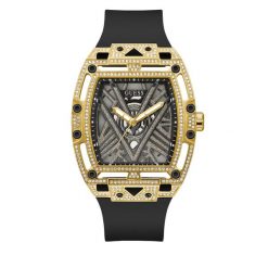 Zegarek Guess. Czarne zegarki męskie Guess, z aplikacjami. Za 909.99 zł.
