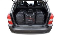 Torby Do Bagażnika Hyundai Tucson 2004-2010 4Szt Kjust. Czarne torby podróżne damskie KJUST, bez wzorów, z kauczuku. Za 1,203.00 zł.