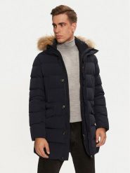 Hetregó Kurtka puchowa Parker 8N436M Granatowy Regular Fit. Niebieskie kurtki męskie HETREGO, m, bez wzorów, z puchu, bez kaptura. Za 2,379.00 zł.