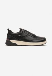 Czarne Płaskie Sznurowane Buty Sportowe Ozdobione Napisem Liliasia. Czarne buty sportowe męskie Born2be, bez wzorów, z jeansu, bez zapięcia. Za 119.99 zł.