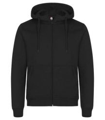 Clique Miami Hoody Full Zip bluza z zamkiem z mieszanki bawełny – Black. Czarne bluzy damskie CLIQUE, xl, bez wzorów, z bawełny, bez ramiączek, z kapturem. Za 192.86 zł.