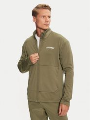 Adidas Bluza techniczna Terrex Multi Light IQ3742 Zielony Slim Fit. Zielone bluzy sportowe męskie Adidas, m, bez wzorów, z syntetyku, bez kaptura. Za 239.99 zł.
