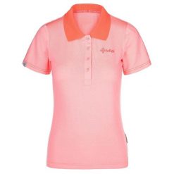 Funkcjonalna koszulka polo damska Kilpi COLLAR-W. Czerwone bluzki damskie Kilpi, xs, bez wzorów, sportowe, bez kołnierzyka, bez ramiączek. Za 112.21 zł.