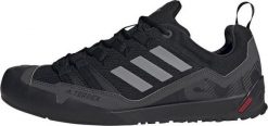 Buty trekkingowe męskie Adidas Terrex Swift Solo 2 czarne r. 43 1/3. Czarne trekkingi męskie Adidas, bez zapięcia. Za 449.40 zł.