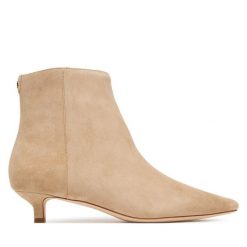 Botki LAUREN RALPH LAUREN. Brązowe botki damskie Lauren Ralph Lauren, bez wzorów, bez obcasa, na szpilce, bez zapięcia. Za 949.99 zł.