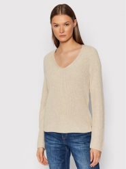 Marc O'Polo Sweter B01 6059 60097 Beżowy Regular Fit. Brązowe swetry nierozpinane damskie Marc O'Polo, l, bez wzorów, z bawełny, bez kołnierzyka, bez ramiączek. Za 379.99 zł.