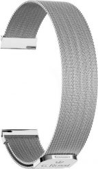 Bransoleta mesh do Smartwatch G.Rossi SREBRNA GR18S. Szare zegarki smartwatch NoName, bez wzorów, z meshu. Za 51.00 zł.