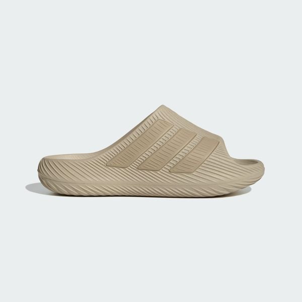 KLAPKI PURECHILL. Zielone klapki męskie Adidas, bez wzorów, z gumy, bez zapięcia. Za 219.00 zł.