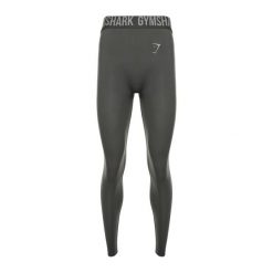 Legginsy treningowe damskie Gymshark Fit. Szare legginsy damskie GYMSHARK, bez wzorów. Za 119.99 zł.