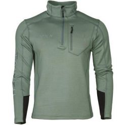 Bluza Taimen Uilgan Grid - Szarozielona. Szare bluzy męskie TAIMEN, bez wzorów, sportowe, bez ramiączek, bez kaptura. Za 299.00 zł.