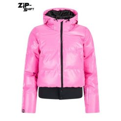 Damska kurtka puchowa Protest Effect. Czerwone kurtki sportowe damskie Protest, na zimę, bez wzorów, z puchu, bez ramiączek, bez kaptura, narciarskie. Za 936.50 zł.