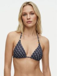 Guess Góra od bikini E6GJ48 KCBJ0 Granatowy. Niebieskie bikini Guess, xs, z aplikacjami, z syntetyku. Za 319.99 zł.