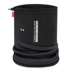 Komin na szyję termoaktywny rowerowy unisex Ultra Pola. Czarne szaliki męskie SIROKO, bez wzorów, z polaru. Za 93.00 zł.