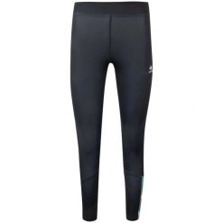 Legginsy damskie Le Coq Sportif Leona Rose. Czarne legginsy damskie le coq sportif, z aplikacjami, z dzianiny. Za 329.15 zł.