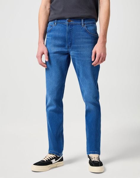 Męskie Spodnie Jeansowe Wrangler River Rustic 112352673 W17T017957, W36 L34. Spodnie materiałowe męskie Wrangler, bez wzorów, z bawełny. Za 219.99 zł.