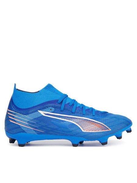 Puma Buty do piłki nożnej Ultra 6 Match+ Fg/Ag 108524 01 Niebieski. Niebieskie buty sportowe męskie Puma, bez wzorów, z materiału, bez zapięcia. Za 257.99 zł.