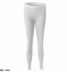 MALFINI - ADLER - Legginsy damskie, 190 g/m, 5 % elastan, 95 % bawełna biały 2XL. Białe legginsy damskie MALFINI, bez wzorów, z bawełny. Za 36.32 zł.
