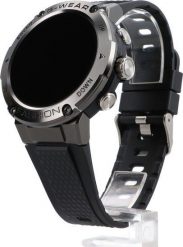 Nowy Smartwatch GlacierX Ceres Black GX-CC28. Czarne zegarki smartwatch GlacierX, bez wzorów. Za 255.68 zł.