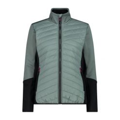 Damska kurtka puchowa CMP. Niebieskie kurtki sportowe damskie CMP, xs, bez wzorów, z puchu, bez ramiączek, bez kaptura, trekkingowe. Za 305.70 zł.