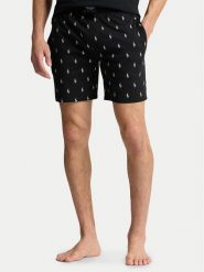 Polo Ralph Lauren Szorty piżamowe 714965505003 Czarny Slim Fit. Czarne szorty męskie Polo Ralph Lauren, bez wzorów, z bawełny. Za 279.99 zł.