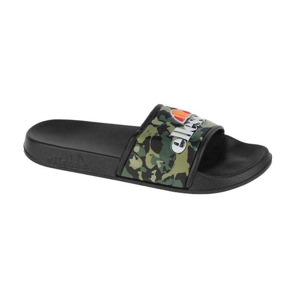 Klapki Damskie Duke. Czarne klapki damskie Ellesse, bez wzorów, z gumy, z otwartym noskiem, bez obcasa, na obcasie, bez zapięcia. Za 129.99 zł.
