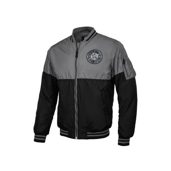 Kurtka sportowa męska Pitbull West Coast Caseman. Szare kurtki sportowe męskie PITBULL, m, bez wzorów, bez kaptura. Za 199.99 zł.