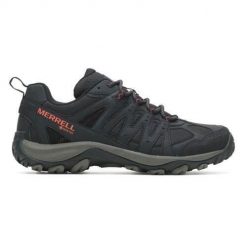 Buty trekkingowe męskie Merrell Accentor 3 Sport Gtx. Czarne trekkingi męskie Merrell, z materiału, bez zapięcia. Za 773.00 zł.