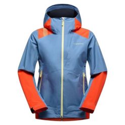 Damska kurtka narciarska La Sportiva Crossridge Evo Shell. Niebieskie kurtki sportowe damskie La Sportiva, s, bez wzorów, z materiału, bez ramiączek, bez kaptura, narciarskie. Za 1,793.30 zł.