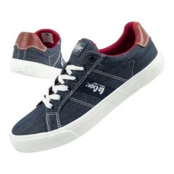 Buty Lee Cooper LCW-25-02-3253M trampki męskie niebieskie. Niebieskie trampki męskie bez wzorów, z gumy, klasyczne, bez zapięcia. W wyprzedaży za 190.73 zł.