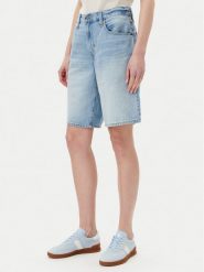 Levi's® Szorty jeansowe 000MJ-0000 Niebieski Baggy Fit. Niebieskie szorty damskie bez wzorów, z bawełny. Za 219.99 zł.