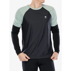 Bluza rowerowa męska Mons Royale Tarn Merino Shift Wind Jersey. Czarne bluzy męskie Mons Royale, m, bez wzorów, z jersey, bez ramiączek, bez kaptura. Za 329.99 zł.