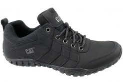 Buty trekkingowe męskie, Caterpillar Instruct. Czarne trekkingi męskie CATERPILLAR, z materiału, przed kostkę, bez zapięcia. Za 409.99 zł.
