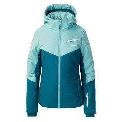 Kurtka narciarska damska Helmer. Niebieskie kurtki sportowe damskie Hi-tec, na zimę, xl, bez wzorów, bez ramiączek, bez kaptura, narciarskie. Za 363.99 zł.