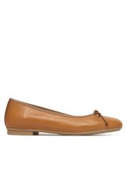 Hispanitas Baleriny HV263465 Brązowy. Brązowe balerinki damskie Hispanitas, bez wzorów, ze skóry, bez obcasa, bez zapięcia. Za 489.99 zł.