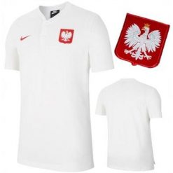 Koszulka Polski Nike Polo Slam Koszulka Kibica Polska. Białe bluzki damskie Nike, s, bez wzorów, sportowe, bez kołnierzyka, bez ramiączek. Za 166.50 zł.