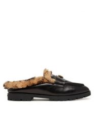 PINKO Klapki Nora 09 SD0683P186 Czarny. Czarne klapki damskie Pinko, bez wzorów, ze skóry, bez obcasa, bez zapięcia. Za 1,479.00 zł.