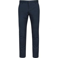 Spodnie Granatowe Eleganckie, w Drobną Kratkę, Zwężane, CHINOSY, Męskie -TOMY WALKER. Eleganckie spodnie męskie Tomy Walker, bez wzorów, z elastanu. Za 149.00 zł.