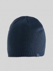 4F Czapka zimowa męska - granatowa Uniwersalny. Niebieskie czapki męskie 4F, na jesień, bez wzorów. Za 39.99 zł.