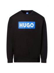 HUGO BLUE Bluza - Classic Crew Kobiety Bawełna czarny|niebieski, XS. Czarne bluzy damskie HUGO BLUE, xs, bez wzorów, z bawełny, klasyczne, bez ramiączek, bez kaptura. Za 229.95 zł.