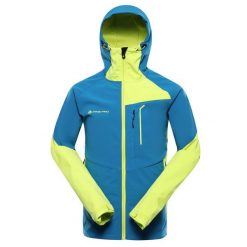 Kurtka softshell męska Alpine Pro Esprit. Niebieskie kurtki męskie Alpine Pro, m, bez wzorów, z softshellu, sportowe, bez kaptura. W wyprzedaży za 299.00 zł.