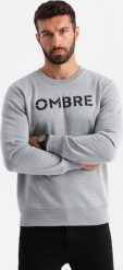 Ombre Klasyczna męska dresowa bluza z napisem szary melanż V1 OM-SSPS-0181 OM-SSPS-0181 XXL. Szare bluzy męskie Ombre, m, bez wzorów, z dresówki, klasyczne, bez ramiączek, bez kaptura. Za 139.99 zł.