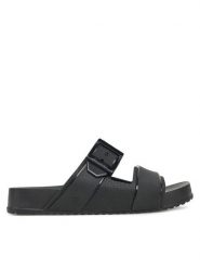 Melissa Klapki Melissa Cozy Connection Slide Ad M 35832 Czarny. Czarne klapki damskie Melissa, bez wzorów, z tworzywa sztucznego, bez obcasa, bez zapięcia. Za 229.99 zł.
